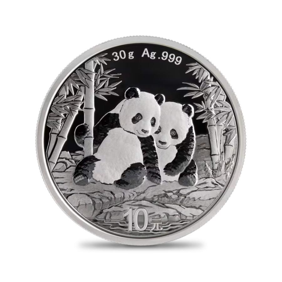 ☆即納追跡可☆ 中国 2026 パンダ 10元 30グラム 銀貨 【10枚