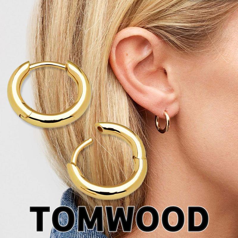 TOM WOOD（トムウッド） ピアス Classic Hoop Small Gold クラシック