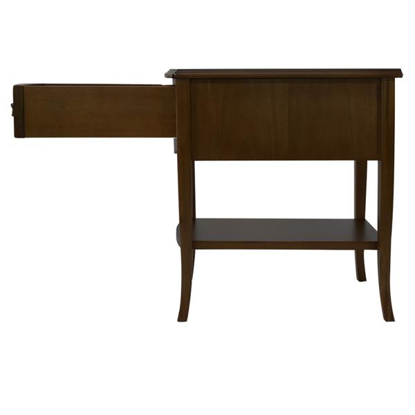 良品】Venezia サイドテーブル 引出し付 クラシック調 サイドテーブル