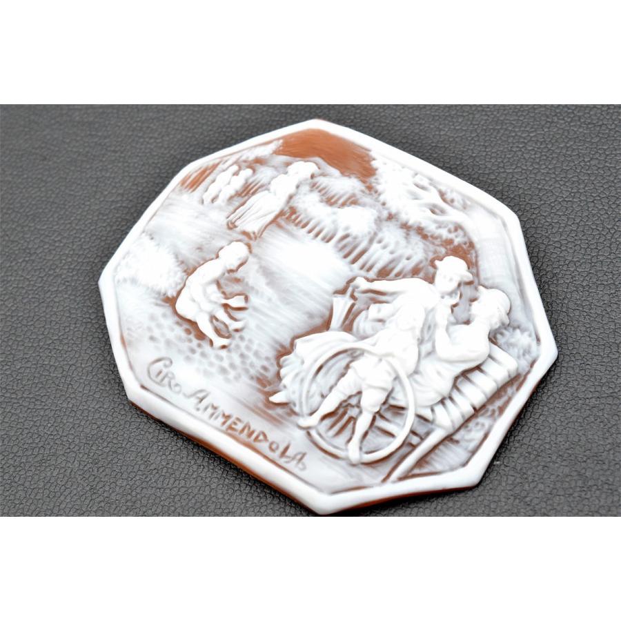 シェルカメオ オーバル ルース アメンドーラ 【公式通販】