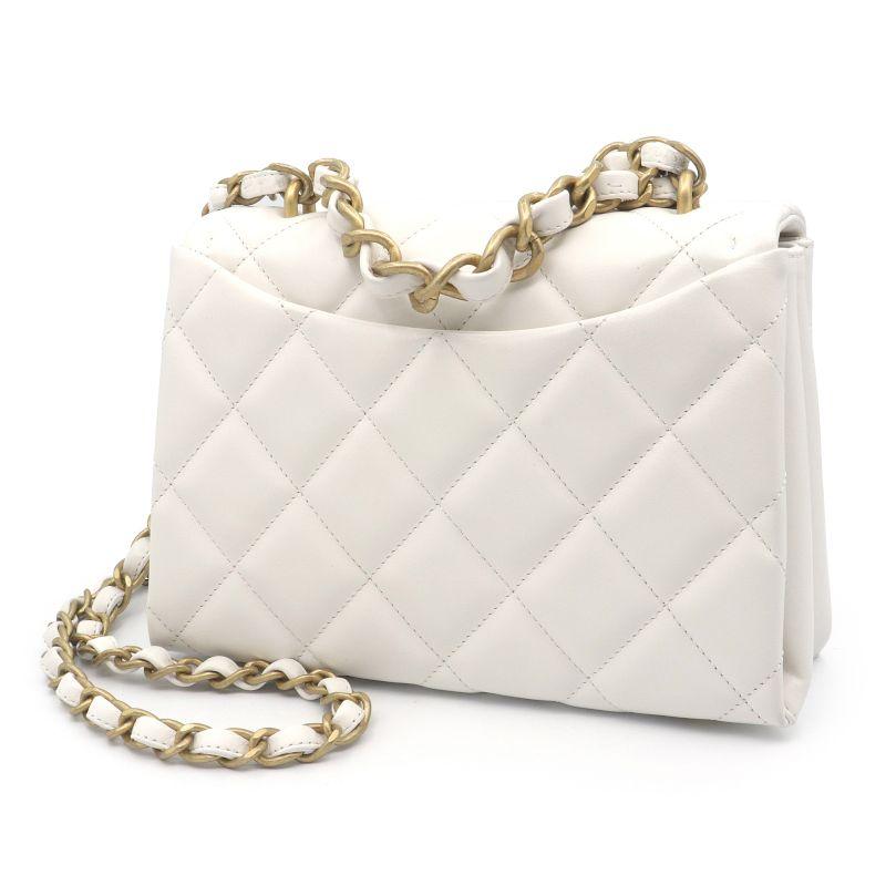 マトラッセ シャネル チェーンショルダーバッグ ランダム番 ラムスキン