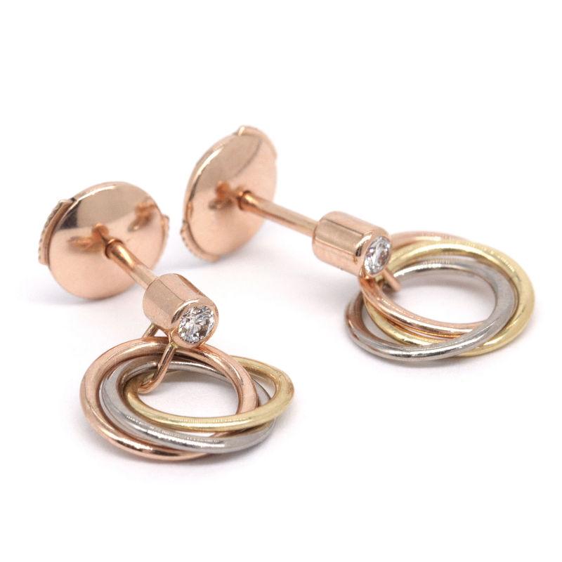 TRINITY（Cartier） カルティエ トリニティピアス ダイヤモンド