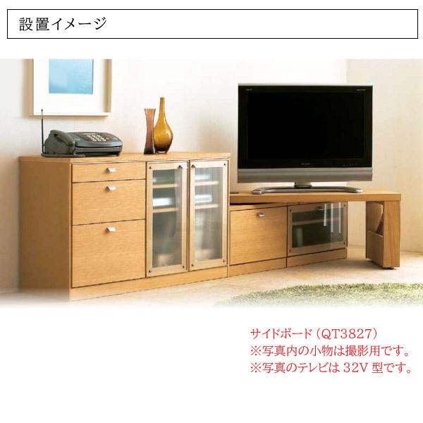 ⭐︎カリモク製/木製テレビ台 ガラス扉付き ブラウン/送料設置無料