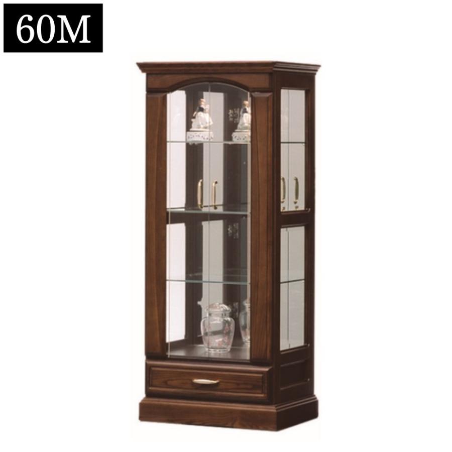 コレクションケース led ガラス コレクションボード ミドルタイプ 幅60