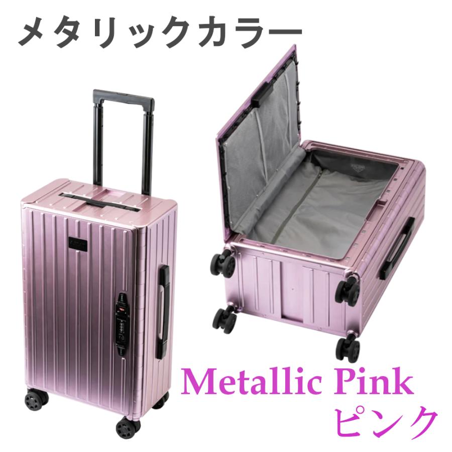 フロントオープン &.FLAT アンドフラット 折りたたみ キャリーバッグ