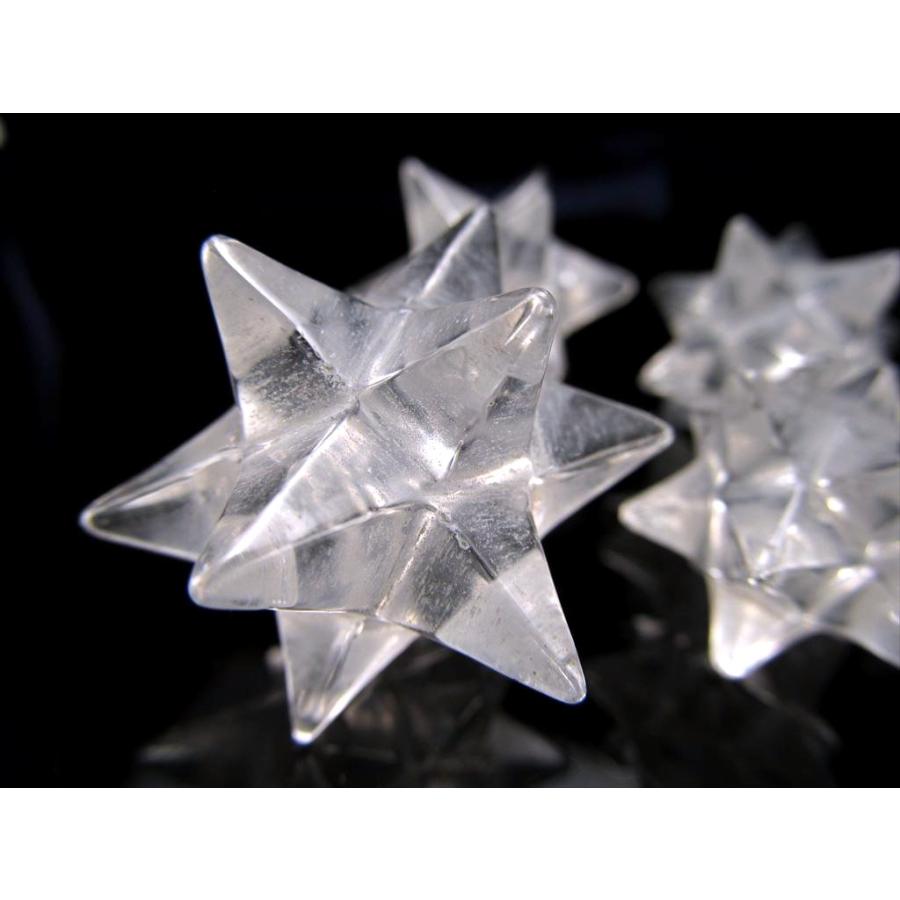 Mサイズ 水晶アステロイド(小星型12面体) 幅約22mm-25mm 可愛いミニ
