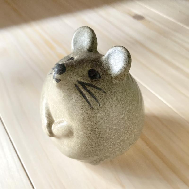 Lisa Larson（リサラーソン） 三匹のネズミ ねずみ 陶器置物 北欧雑貨