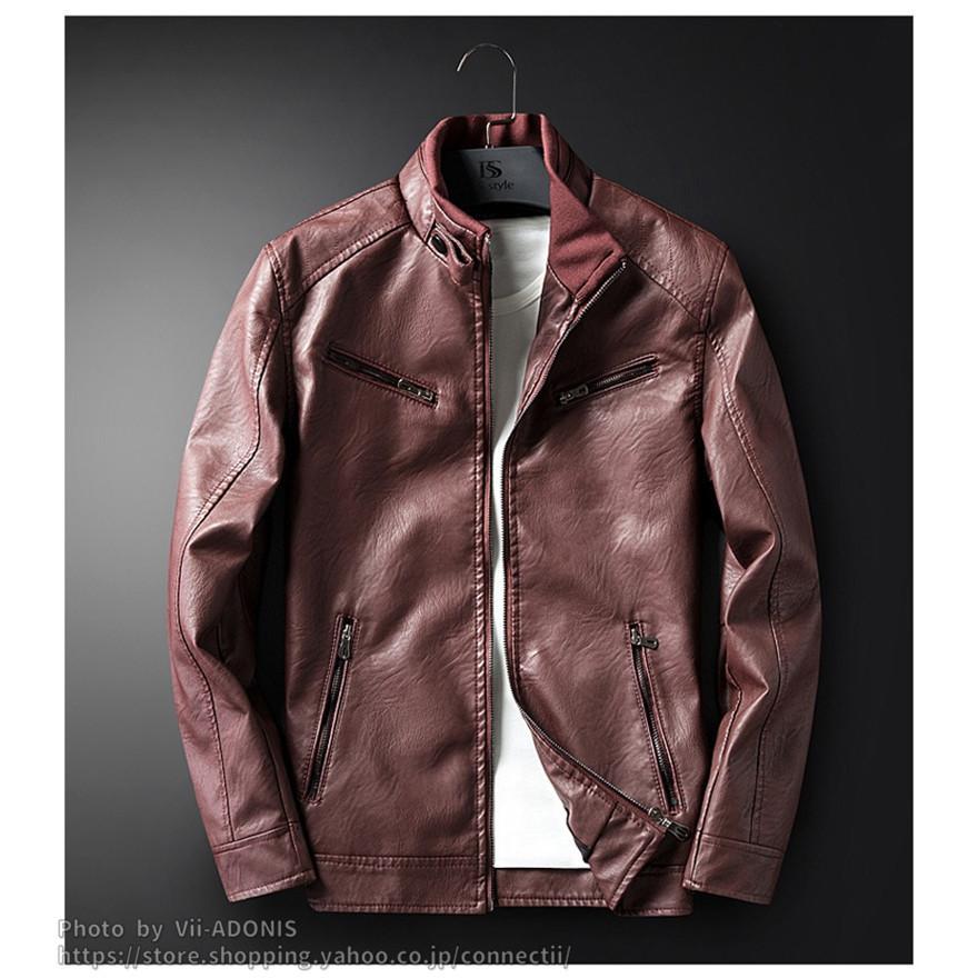 ライダース ジャケット メンズ レザージャケット 革ジャン ライダース