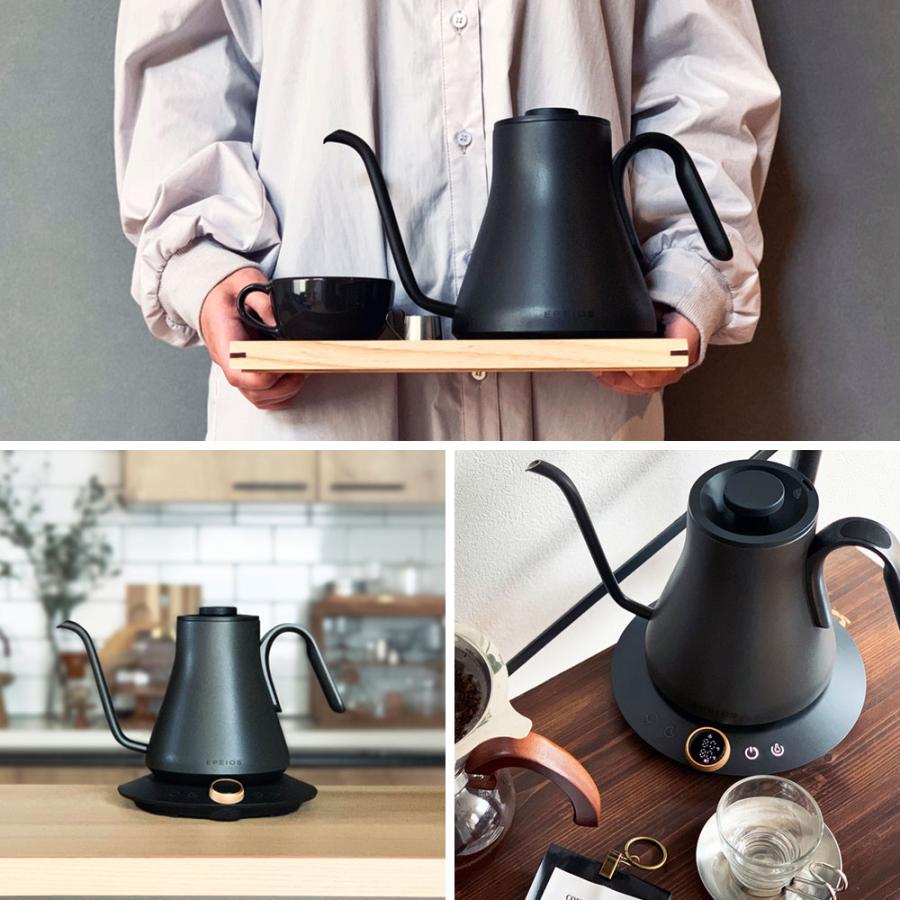 EPEIOS（エペイオス） 電気 ドリップケトル 温度調節 保温機能付き