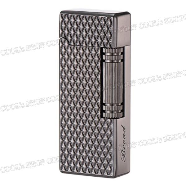 ダイヤカット デザイン スリム ガスライター フリントライター Broad