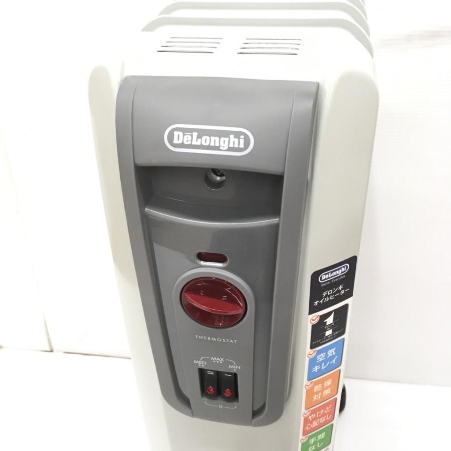 デロンギ（DeLonghi） 中古 1200W オイルヒーター H770812EFSN-GY 箱説
