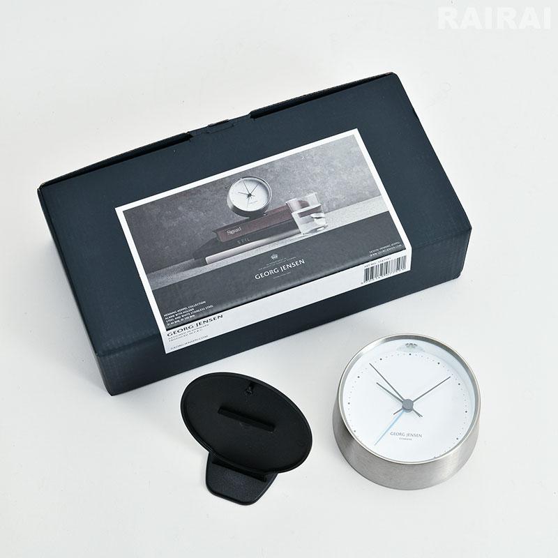 Georg Jensen（ジョージ ジェンセン） 置時計 HK アラームクロック