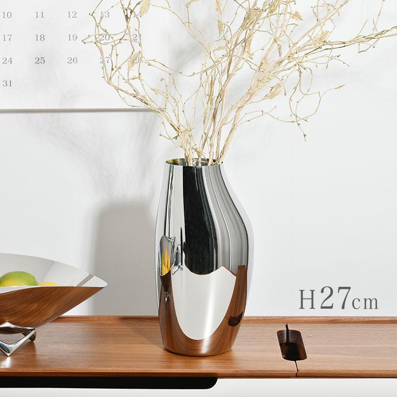 スパイラルデザインのオーダーガラス花瓶 スパイラルデザインの