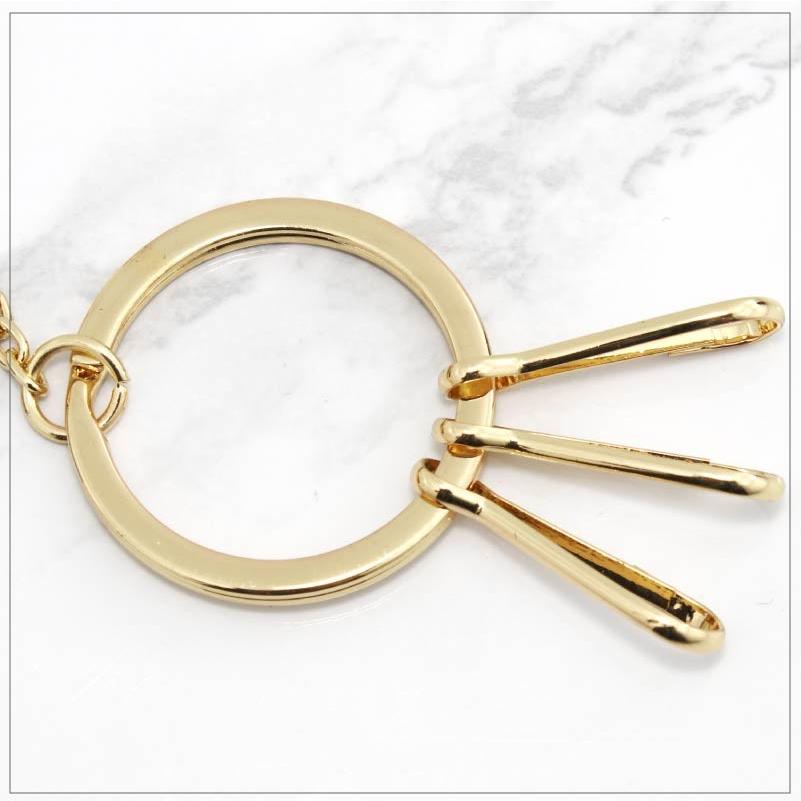 キークリップ バッグチャーム チャーム シルバー クリップ ホルダー