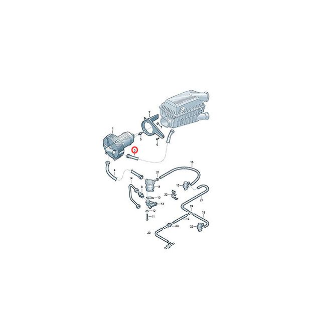 フォルクスワーゲン（Volkswagen） インテークパイプ ニュービートル