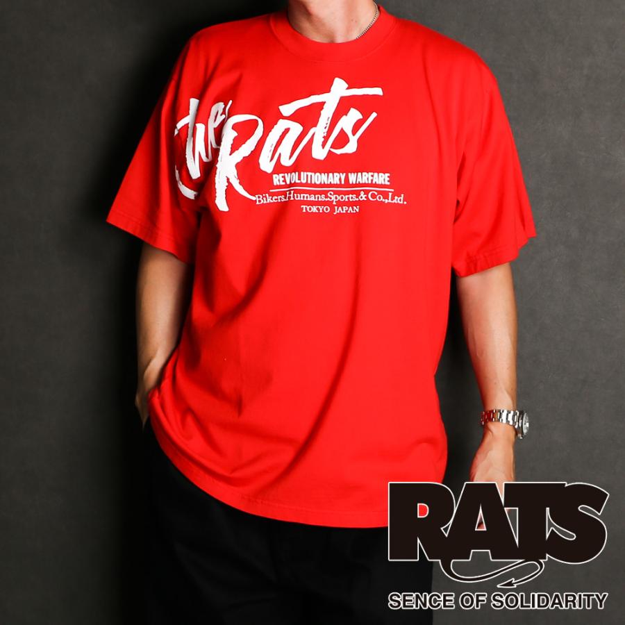 RATS（ラッツ） 【RATS/ラッツ】SCRIPT BIG LOGO TEE / プリント T