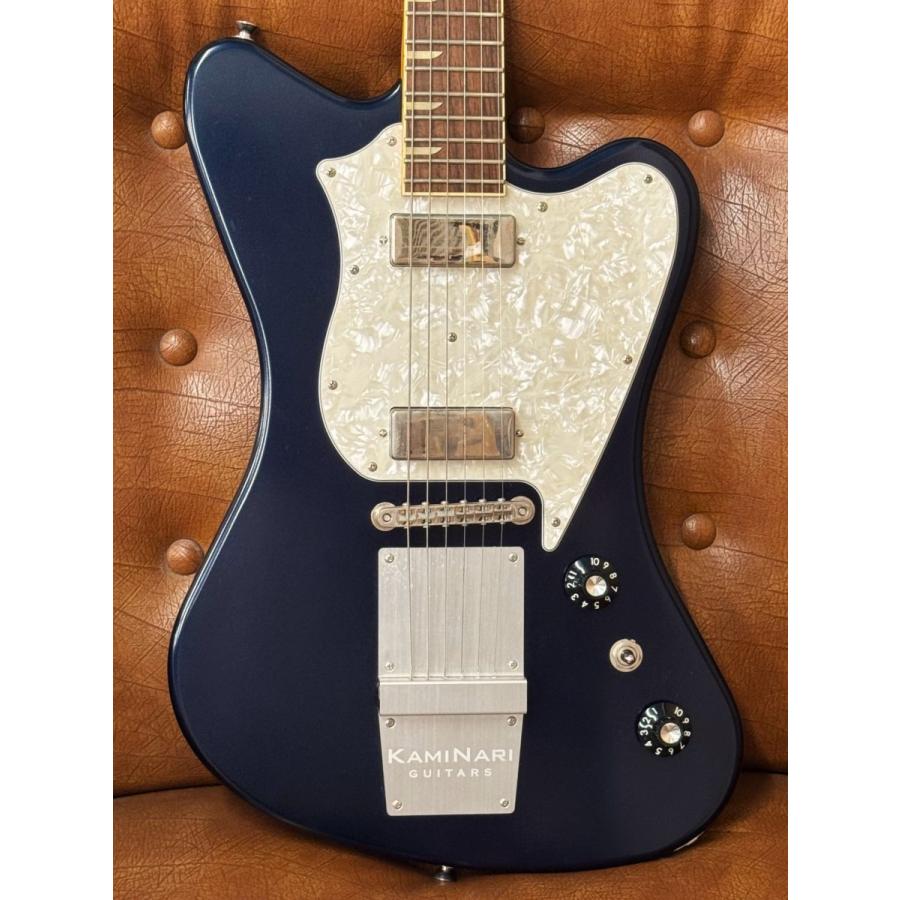 中古) KAMINARI GUITARS×HISTORY KH-CYGNET Ink Blue Metallic エレキ