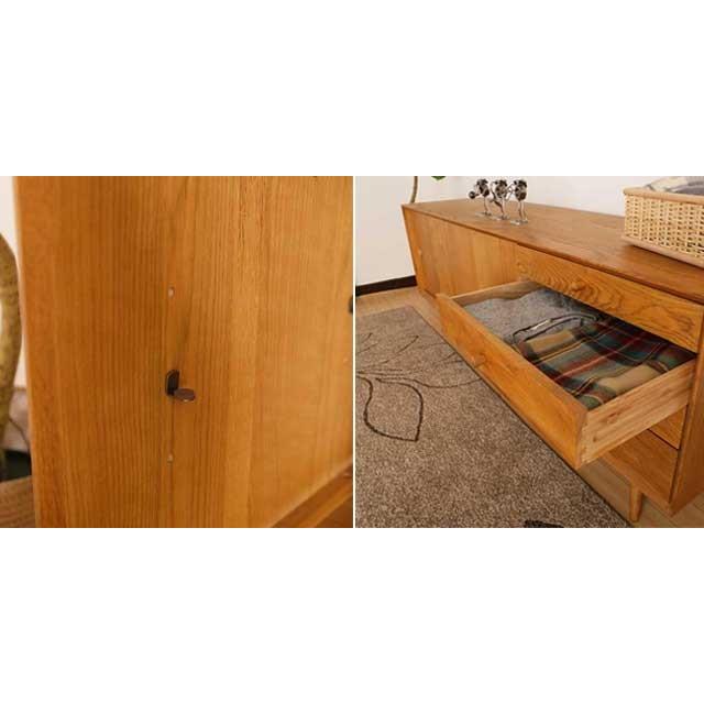 IDF太田 サイドボード キャビネット リビングボード 飾り棚 クリ材