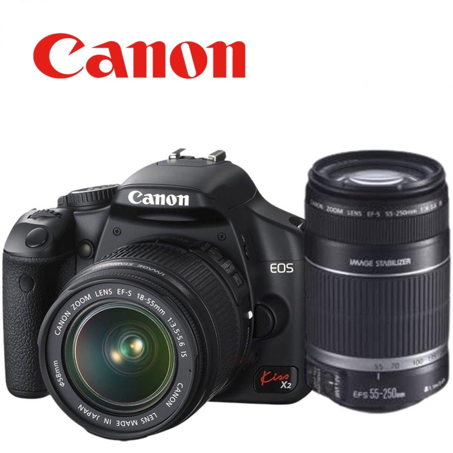 キヤノン（Canon） Canon EOS kiss X2 ダブルレンズセット デジタル