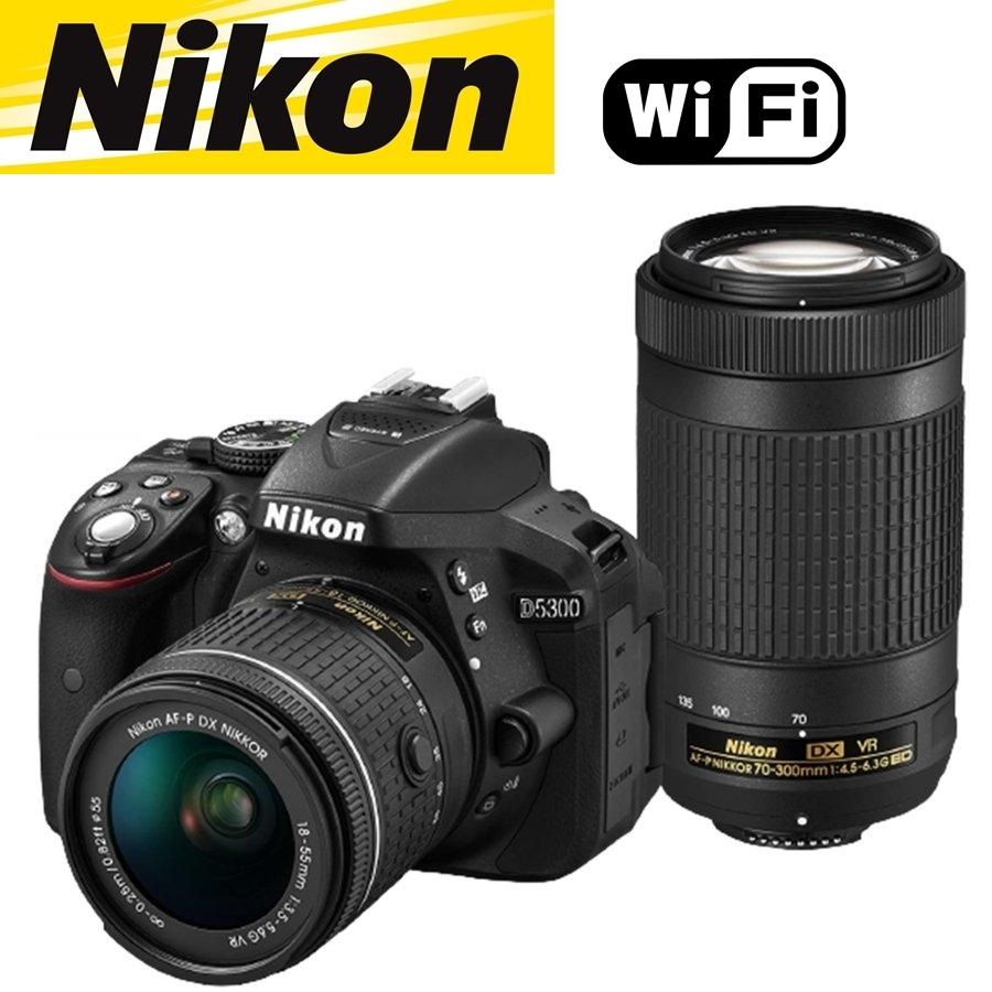 ニコン（Nikon） Nikon D5300 300mm ダブルレンズセット カメラ レンズ