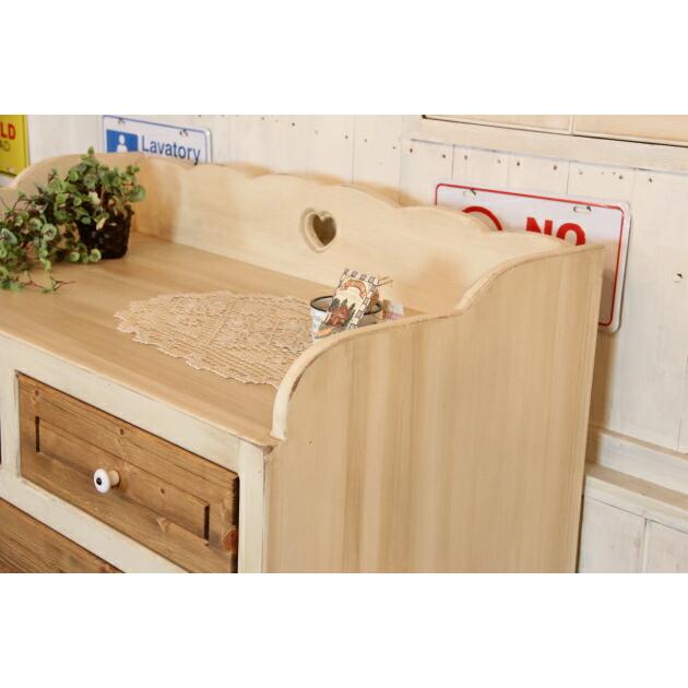 NC ハート チェスト 2L オーダーメイド カントリー家具 完成品 選べる