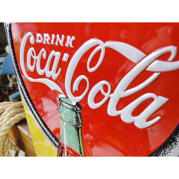 Coca Cola（コカコーラ） エンボスティンサイン ハンバーガー アメリカ