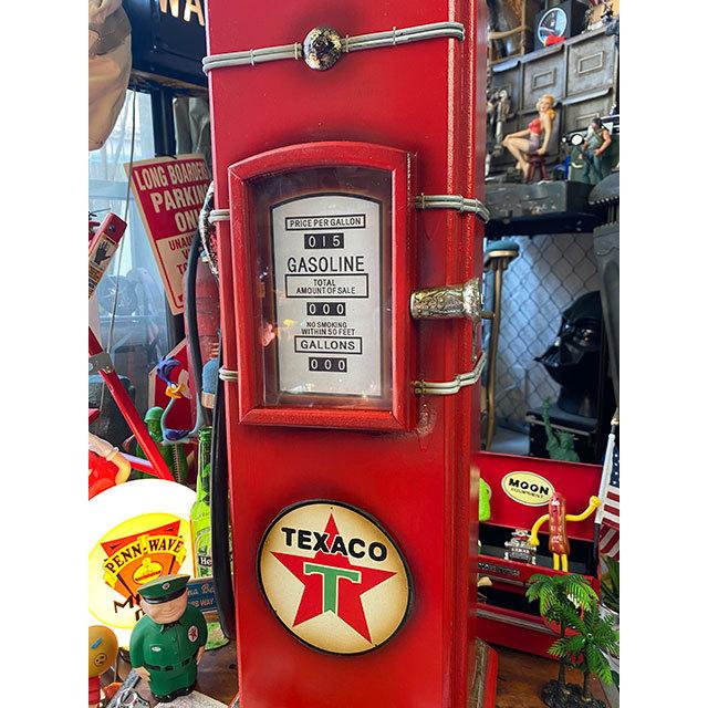 テキサコ ガスポンプ型キャビネット CDタワー □ アメリカン雑貨