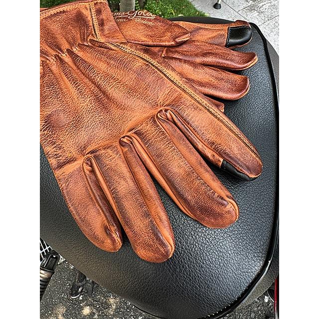 ヴィンテージ仕上げ レザーグローブ DIRTY オールシーズン用