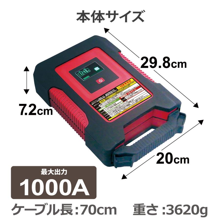 12V車用 スーパーコンデンサー搭載 ジャンプスターター Almighty SBR