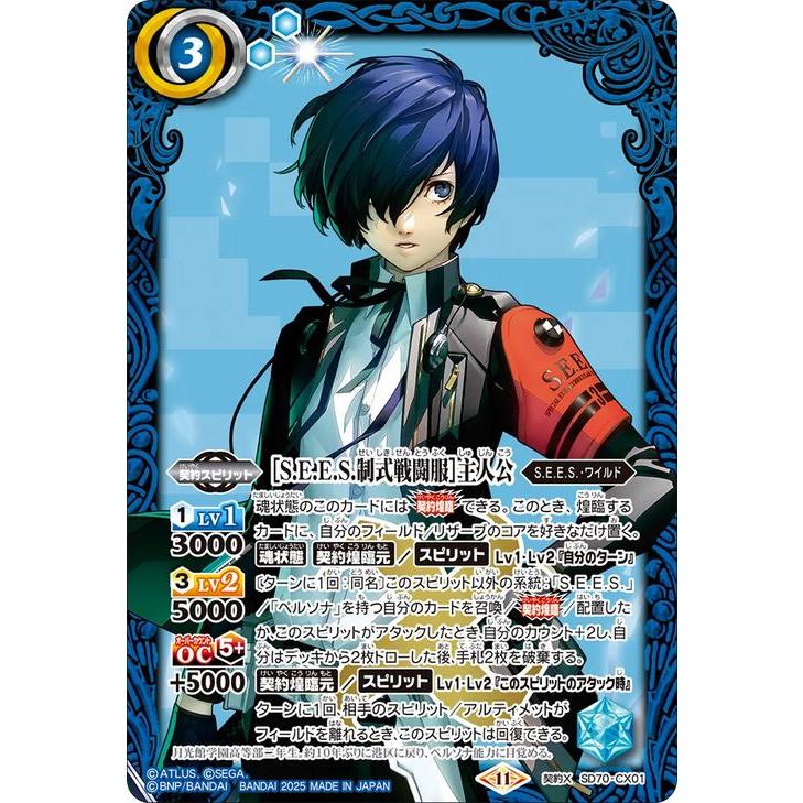 S.E.E.S制式戦闘服】主人公シークレットペルソナ3reload