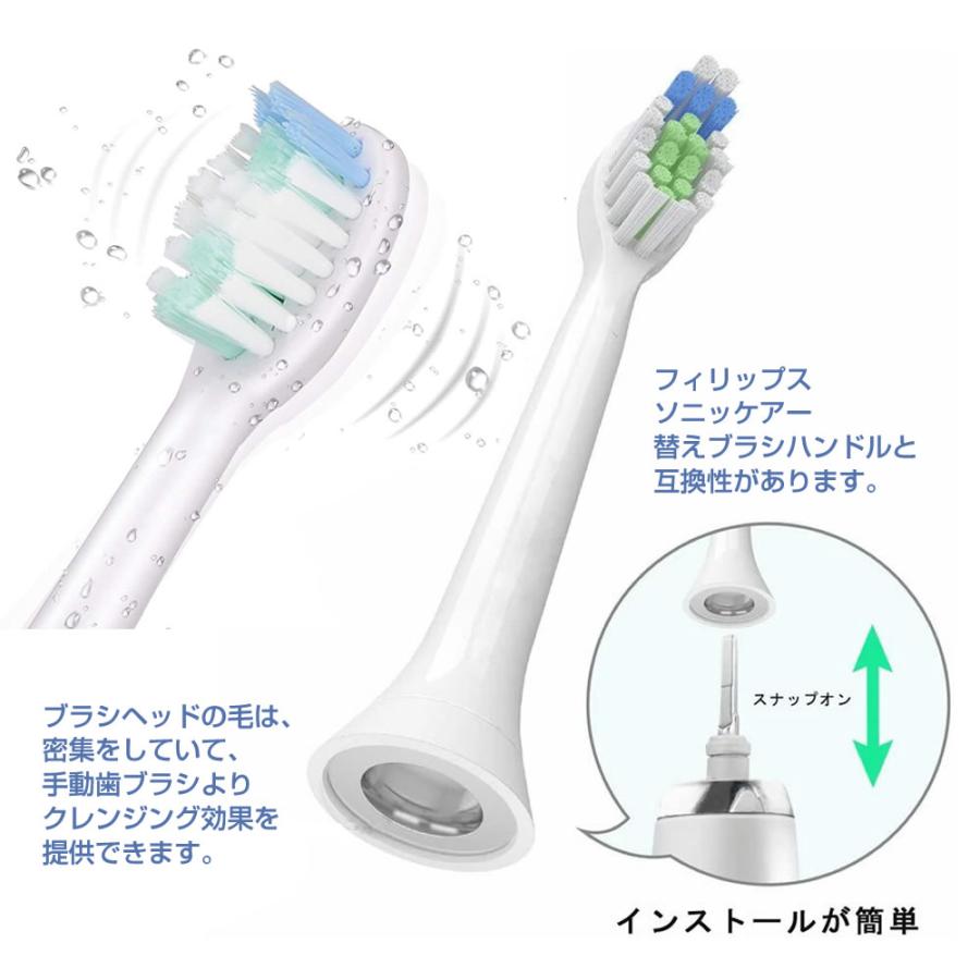 互換品】フィリップス ソニッケアー 替え ブラシ コンパクト 互換替え