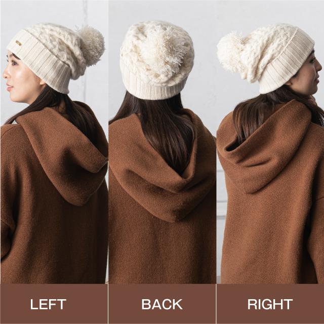 GOBI カシミア ニットキャップ ニット帽子 カシミヤ 100% レディース