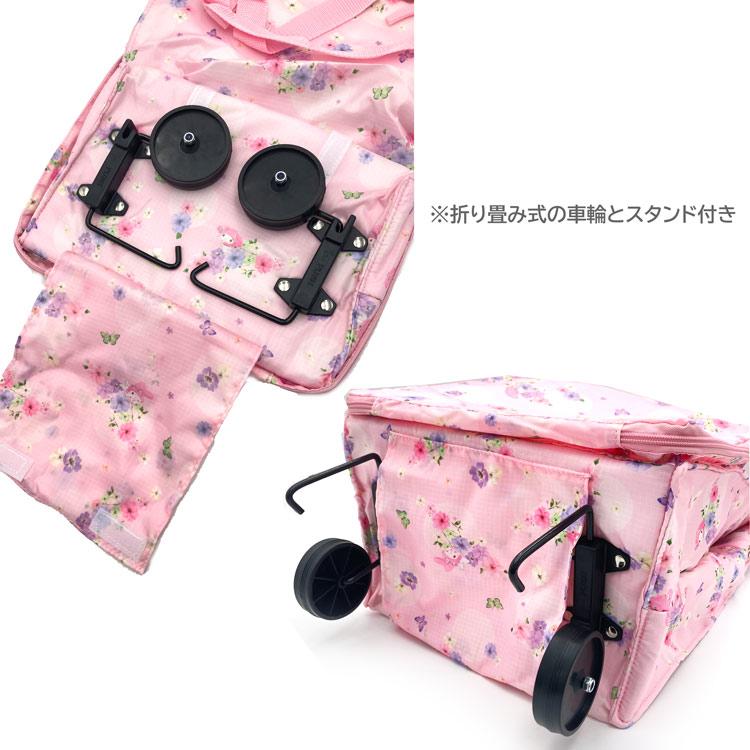マイメロディ 折り畳みキャリーバッグ 155325 水彩フラワー SANRIO
