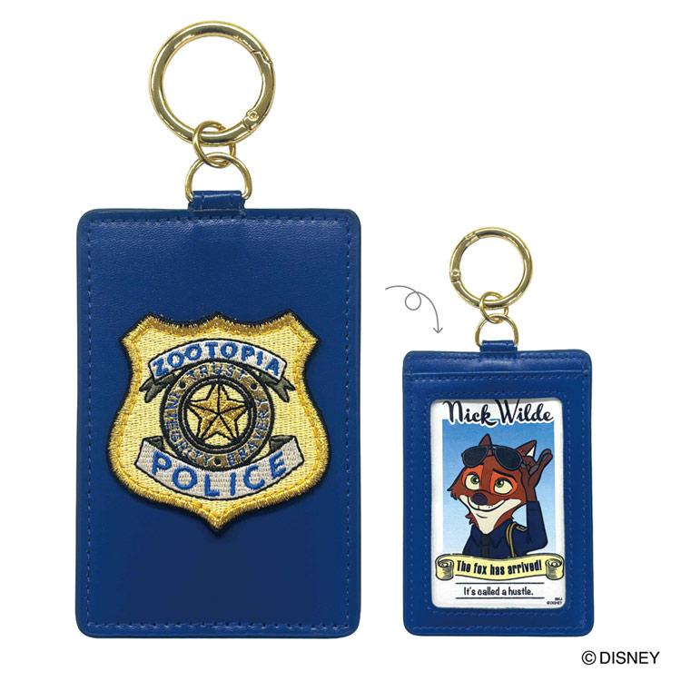 警察手帳風 パスケース ズートピア 警察手帳風パスケース