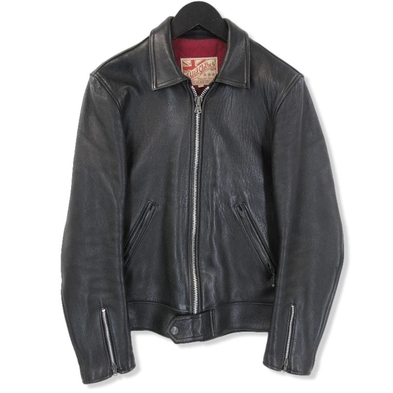 ADDICT CLOTHES AD-01 キップレザー ブラック 36 アディクトクローズ