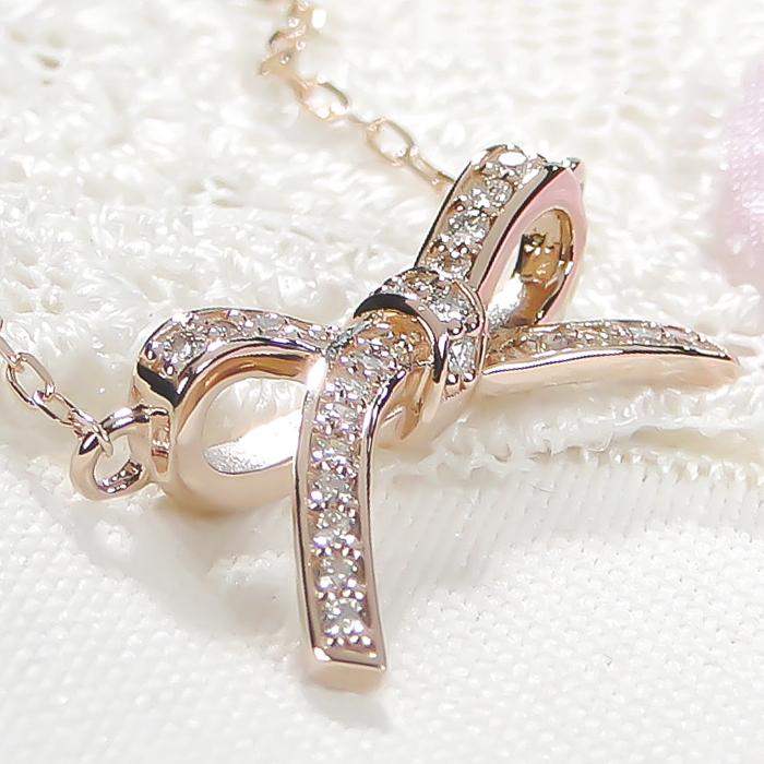 Classic CHESS（クラシックチェス） Pt900 K18 YG PG 0.13ct リボン