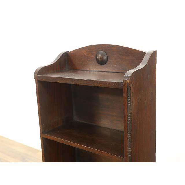 イギリス アンティーク 家具 ブックシェルフ マガジンラック 本棚