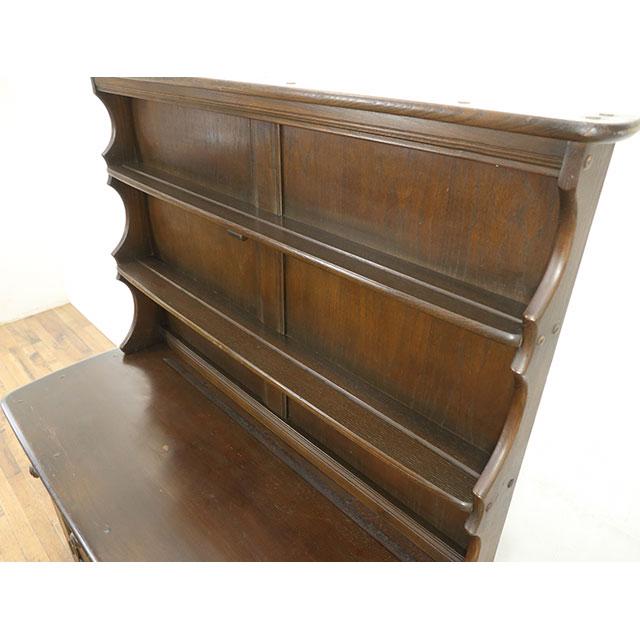 イギリス アンティーク 家具 カップボード 飾り棚 食器棚 キッチン