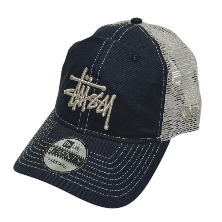 STUSSY メッシュキャップ Stüssy ブラウン メッシュキャップ 中古