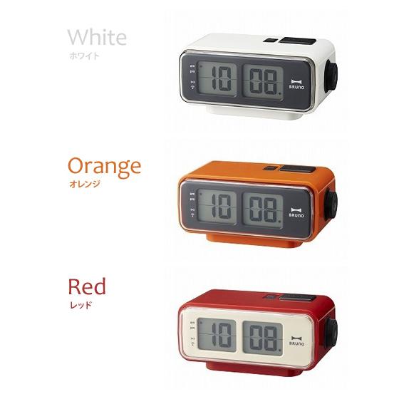 電波時計 LCDレトロアラームクロック S BCR003 イデア IDEA 置き時計