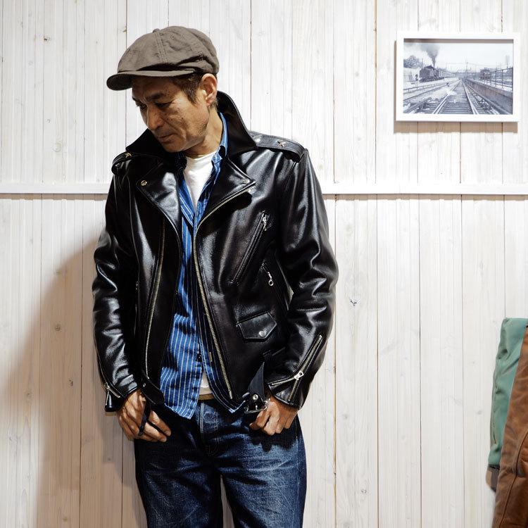 666 666LEATHER WEAR(666レザーウェア) DOUBLE RIDERS JACKET(W