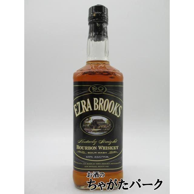 EZRA BROOKS（エズラブルックス） 【旧ボトル】 ブラック 並行品 45度