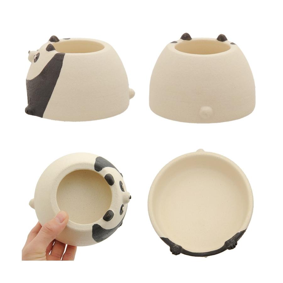 Leaf Corp シェルター ウェットシェルター パンダ M 信楽焼 爬虫類