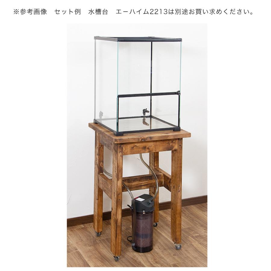 Leaf Corp 爬虫類ケージ テラスペース 45x45x60cm 穴2つ