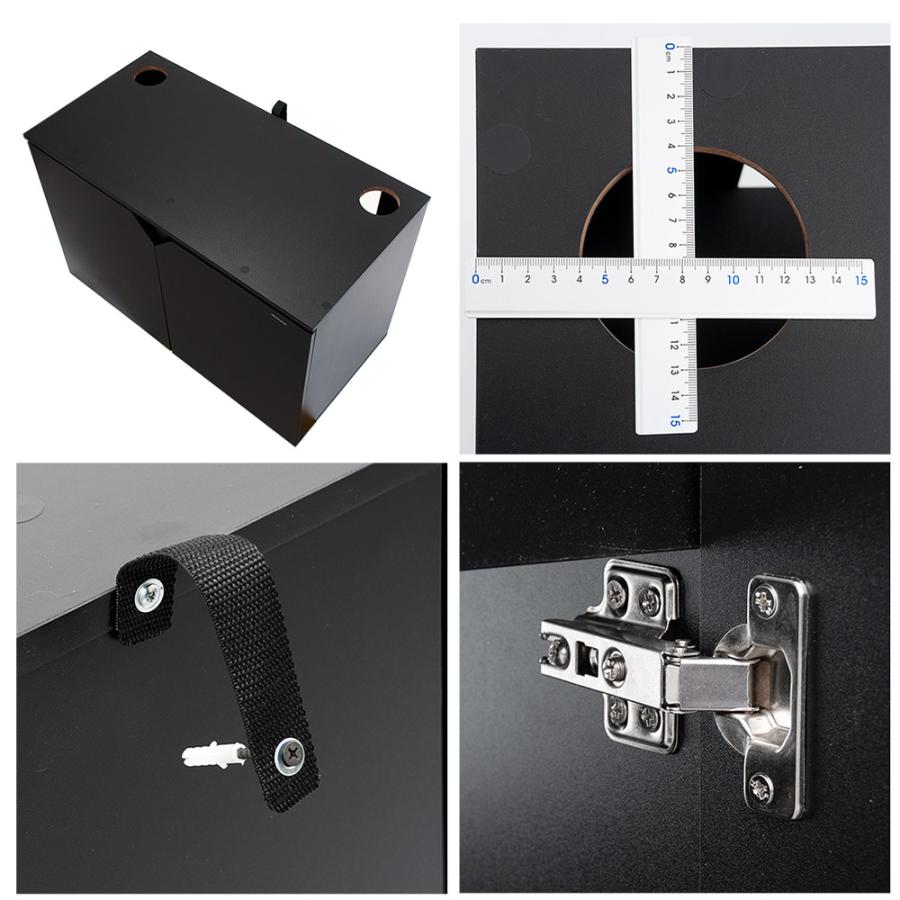 大型）水槽台 ニッソー アクアウッド スタンド 900 ブラック