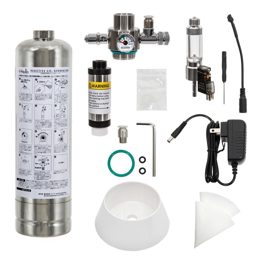 アクロ タイマー付き 化学反応式CO2ジェネレーターセット クエン酸