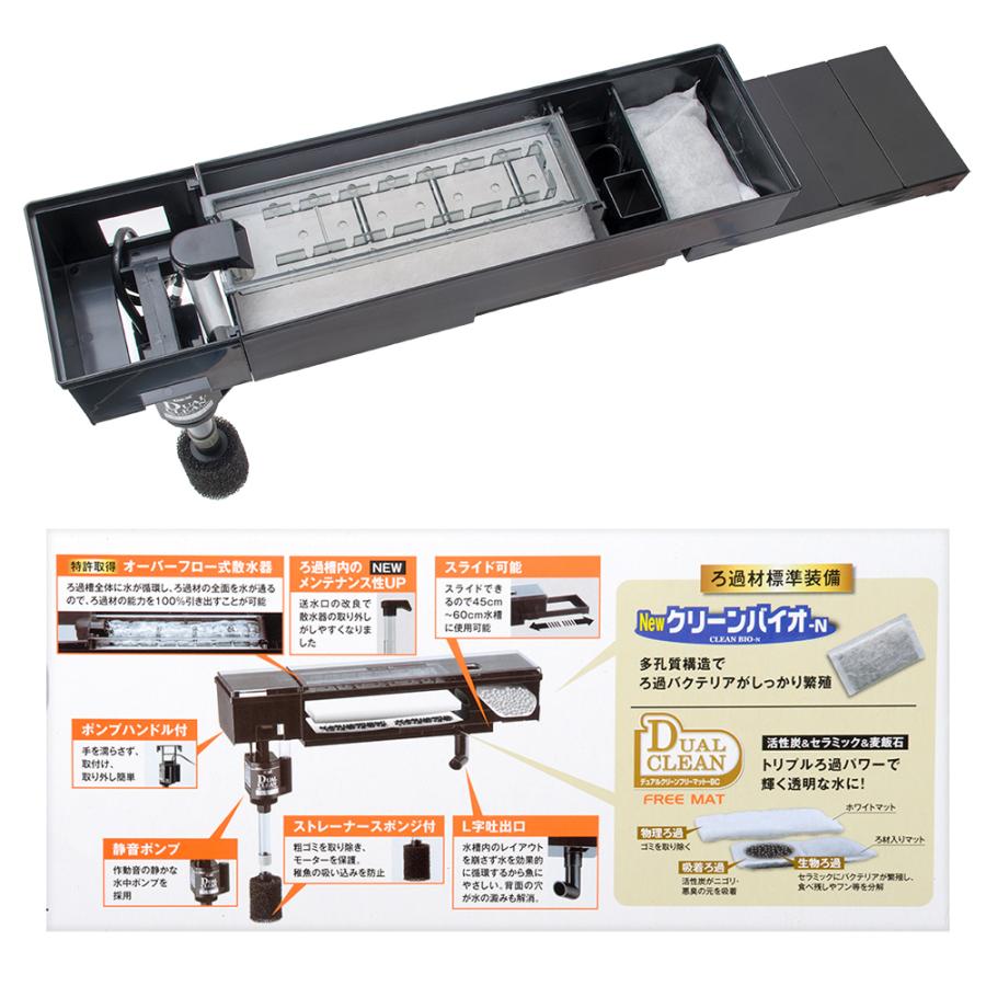 GEX（ジェックス） 上部フィルター デュアルクリーンフリー DC