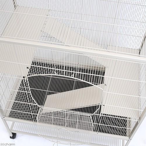 Leaf Corp アウトレット品 3階建て広々ケージ ホワイト 組立確認済