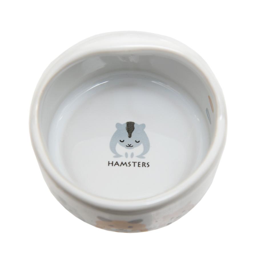 マルカン ハムちゃんのフード付き食器 50ml ハムスター 食器 エサ