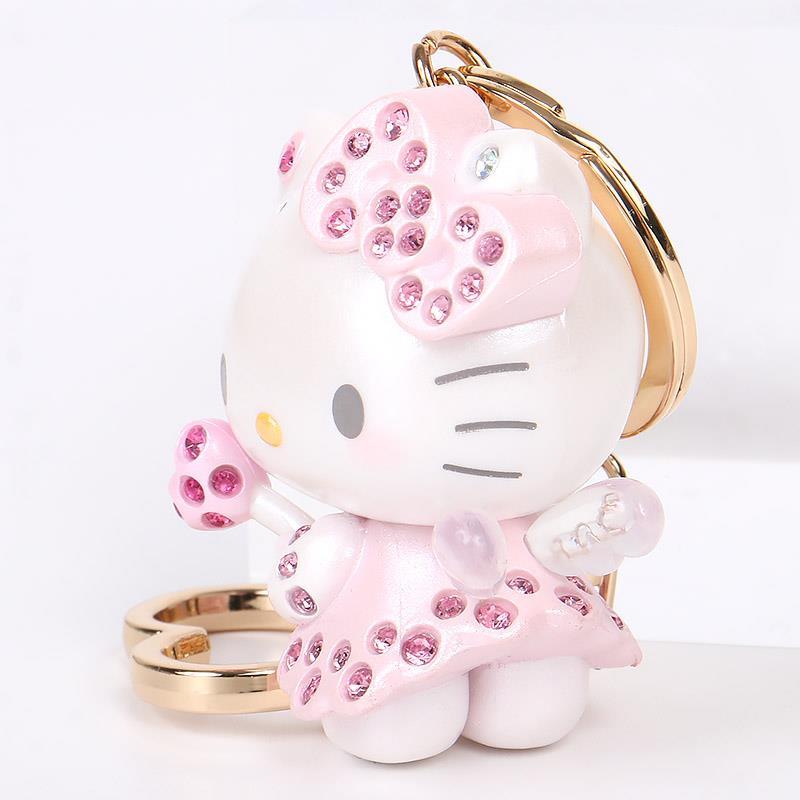 ハローキティ エンジェルキーホルダー 天使 キラキラ かわいい